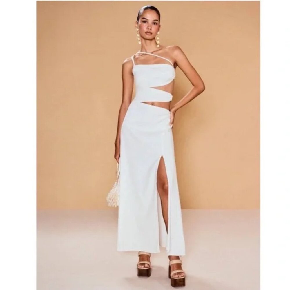 CULT GAIA Terese Asymmetrical Maxi Dress Size 2 NWT